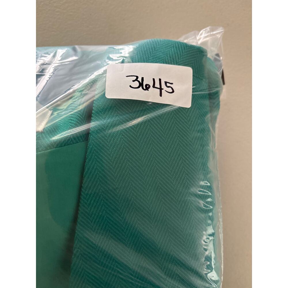 Jos A Bank Blazer Jacket Made in USA Women's Size 16 Green Linen Blend Pockets - Picture 13 of 13